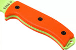 Couteau Esee 6 ESEE-6P-VG lame carbone venom green 16,5cm manche G10 orange + étui