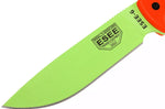 Couteau Esee 6 ESEE-6P-VG lame carbone venom green 16,5cm manche G10 orange + étui
