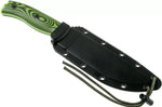 Couteau Esee 6 6PVG-007 lame acier carbone venom green 16,5cm manche G10 vert/noir + étui