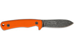 Couteau Esee Ashley Game ESEE-AGK-OR lame acier carbone noir 9,1cm manche G10 orange + étui cuir