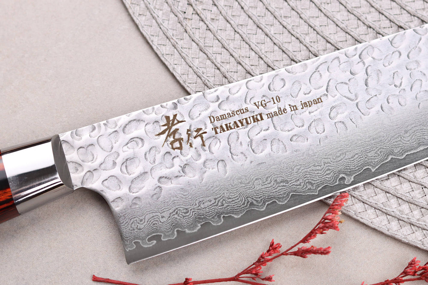 Couteau nakiri japonais 16cm Sakai Takayuki Damascus Western 33 couches