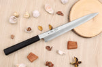Couteau sujihiki japonais artisanal Kagekiyo Suri Urushi 27cm