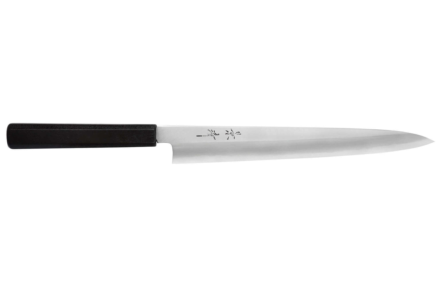 Couteau sujihiki japonais artisanal Kagekiyo Suri Urushi 27cm