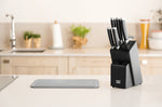 Bloc 5 couteaux Berghoff Leo Graphite en bois noir