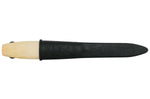Couteau à sculpter Mora 106 lame carbone 8,2cm manche en bouleau + étui