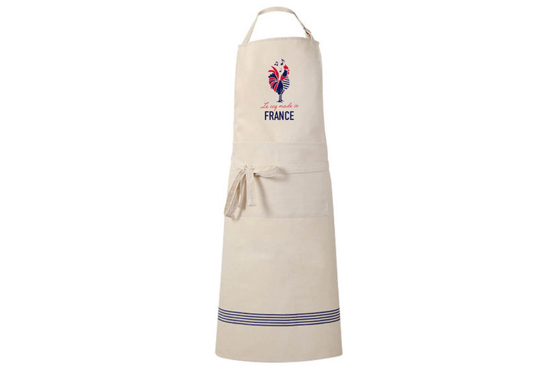 Tablier de cuisine Tissage de l'Ouest Joel fabriqué en France - Coq Français