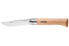 Couteau pliant Opinel n°12 lame crantée 12cm manche hêtre