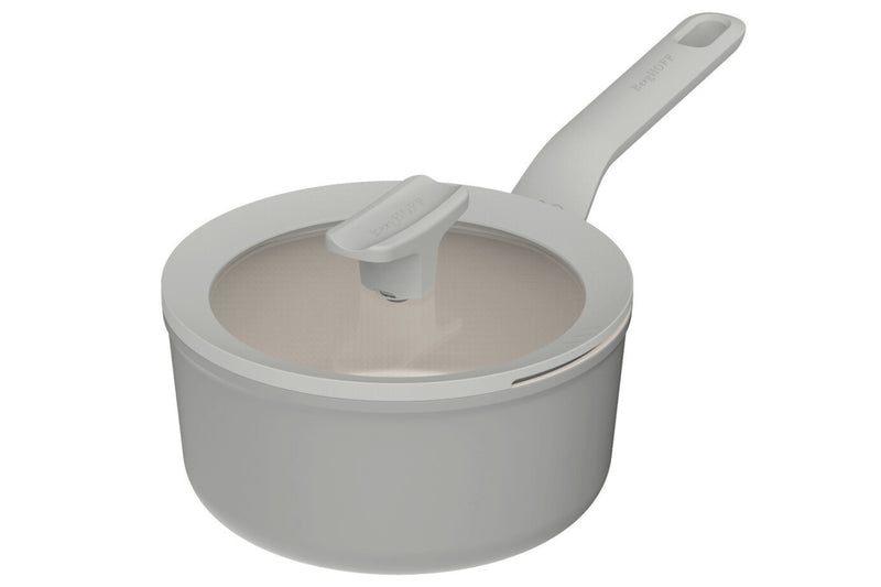 Casserole antiadhérente Berghoff Leo Balance Moonmist 18cm avec couvercle