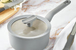 Casserole antiadhérente Berghoff Leo Balance Moonmist 18cm avec couvercle