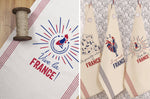 Torchon de cuisine Tissage de l'Ouest Léon fabriqué en France - Vive la France