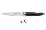 Bloc 12 couteaux Berghoff Leo Graphite en bois noir