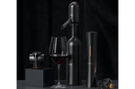 Coffret tire-bouchon électrique et accessoires pour le vin Cheer Moda Matrix - Noir & Bronze