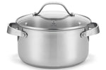 Faitout Beka Cicla en inox 24cm avec couvercle en verre