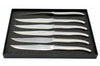 Coffret de 6 couteaux de table Laguiole Village Aéro en inox satiné