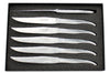 Coffret de 6 couteaux de table Laguiole Village Aéro en inox brillant