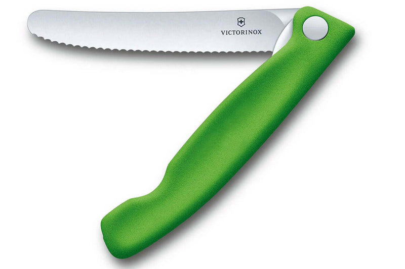 Couteau d'office pliant Victorinox Swissclassic lame à dents - Vert