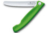 Couteau d'office pliant Victorinox Swissclassic lame à dents - Vert
