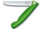 Couteau d'office pliant Victorinox Swissclassic lame à dents - Vert