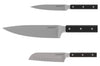 Set de 3 couteaux Berghoff Dina Gene en acier inoxydable noir