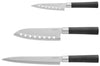 Set de 3 couteaux Berghoff DiNA Codon en acier inox et polypropylène noir
