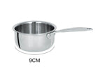 Mini casserole saucier Cristel Castel'Pro en acier inoxydable 18/10 3 ply - 9cm