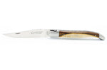Couteau pliant Laguiole Village manche en pistachier 12cm avec mitre