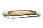 Couteau pliant Laguiole Village manche en pistachier 12cm avec mitre