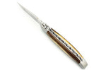 Couteau pliant Laguiole Village manche en pistachier 12cm avec mitre