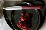 Couteau de table Opinel Bon Appétit + lame 11cm en inox manche en polymère grenat