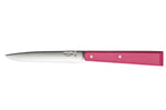 Couteau de table Opinel Bon Appétit Bois n°125 lame 11cm en inox manche en charme fuchsia