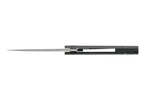 Couteau pliant Maserin DAGA 372.N manche en fibre de carbone et titanium marbrée noir 9,5cm