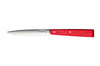 Couteau de table Opinel Bon Appétit Bois n°125 lame 11cm en inox manche en charme rouge
