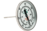 Thermomètre intégré Tel-Tru 8cm pour Big Green Egg Large, XLarge, XXLarge