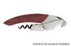 Tire-bouchon sommelier Ligne W Origine manche en chêne finition lie de vin