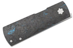 Couteau pliant Maserin DAGA 372.B manche en fibre de carbone et titanium bleu 9,5cm