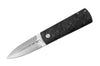 Couteau pliant Maserin DAGA 372.N manche en fibre de carbone et titanium marbrée noir 9,5cm