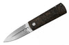 Couteau pliant Maserin DAGA 372.G manche en fibre de carbone et titanium doré 9,5cm