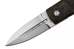 Couteau pliant Maserin DAGA 372.G manche en fibre de carbone et titanium doré 9,5cm