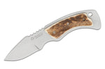 Couteau Maserin mini-trapper 924.CV2 lame inox 6,5cm et manche en bois de cerf 5,5cm avec étui