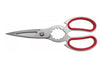 Ciseaux de cuisine Ambrogio Sanelli 21cm acier inoxydable manche rouge