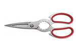 Ciseaux de cuisine Ambrogio Sanelli 21cm acier inoxydable manche rouge