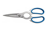 Ciseaux de cuisine Ambrogio Sanelli 21cm acier inoxydable manche bleu