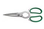 Ciseaux de cuisine Ambrogio Sanelli 21cm acier inoxydable manche vert