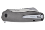 Couteau pliant Kershaw Wharf KS.1414 manche en nylon renforcé de fibre de verre gris 10cm