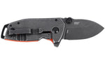 Couteau pliant CRKT Squid Compact 2486.CR manche G10 Orange 7,4cm