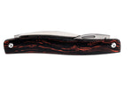 Couteau pliant CRKT Forebear 4810.CR double lame manche G10 rouge et noir 9cm