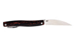 Couteau pliant CRKT Forebear 4810.CR double lame manche G10 rouge et noir 9cm