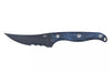 Couteau CRKT Clever Girl 2709B.CR lame semi-dentée 11,6cm manche G10 bleu et noir + étui
