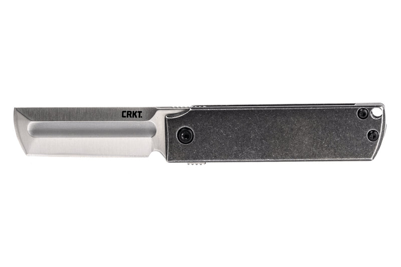 Couteau pliant CRKT MinimalX 5915.CR manche en acier inoxydable 8cm + Clip de poche