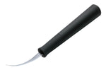 Couteau à crevette courbé Triangle en acier inoxydable